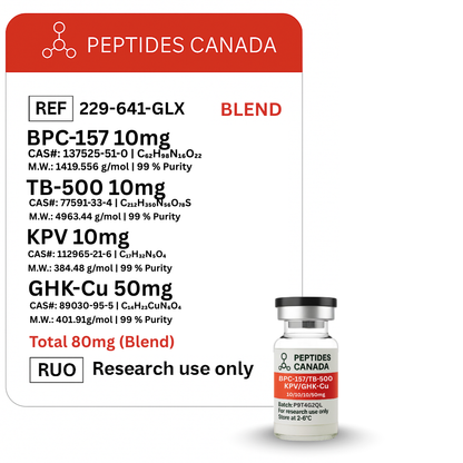 KLOW Blend - GHK-CU + TB-500 + BPC-157 + KPV 10mg