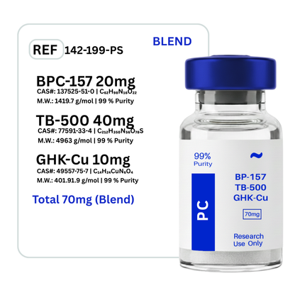 BPC-157 + TB-500 + GHK-Cu - Premium Research Peptide
